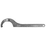 52191 Hinged hook wrench with nose, industrial version, stainless steel. Size 35-60.