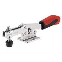 555175 Horizontal acting toggle clamp plus, Size 2, red.