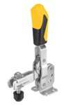 557011 Vertical acting toggle clamp. Size 2, yellow