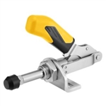 557152 Push-pull type toggle clamp. Size 5-M27, yellow