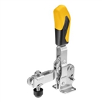 557213 Vertical acting toggle clamp. Size 0, yellow.
