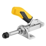 557288 Push-pull type toggle clamp. Size 0, yellow.