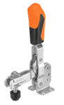 557302 Vertical acting toggle clamp. Size 1, orange