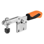 557340 Horizontal acting toggle clamp. Size 0, orange