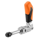 557400 Push-pull type toggle clamp. Size 5-M27, orange
