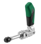 557548 Push-pull type toggle clamp. Size 2, green