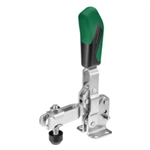 557586 Vertical acting toggle clamp. Size 0, green.