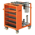 74674 Trolley for clamping equipment with basic set of clamping equipment