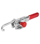 93666 Hook type toggle clamp with safety latch. Size 3.